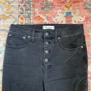 Madewell Cali Demi-Boot Jeans, Button Front